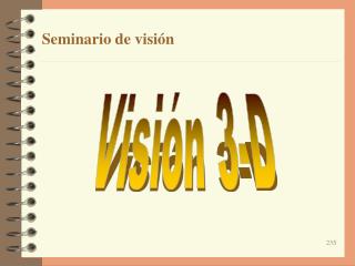Seminario de visión