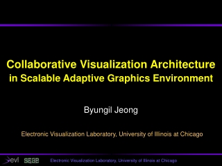 Collaborative Visualization Architecture in Scalable Adaptive Graphics Environment