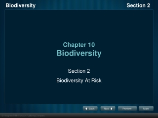 Chapter 10 Biodiversity
