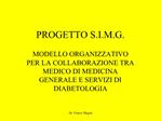 PROGETTO S.I.M.G.