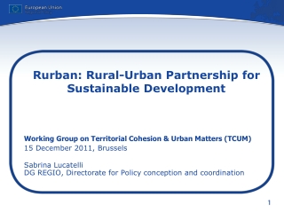 Rurban: Rural-Urban Partnership for Sustainable Development