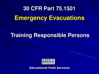 30 CFR Part 75.1501