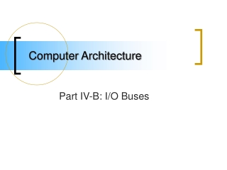 Computer Architecture