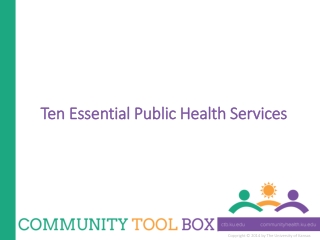 Ten Essential Public Health Services