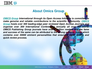 About Omics Group