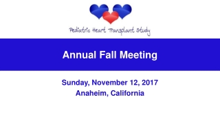 Annual Fall Meeting