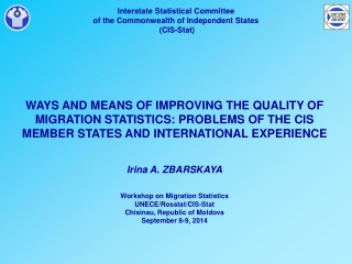 Interstate Statistical Committee of the Commonwealth of Independent States  (CIS-Stat)