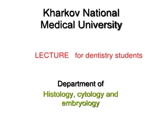 Kharkov National  Medical University