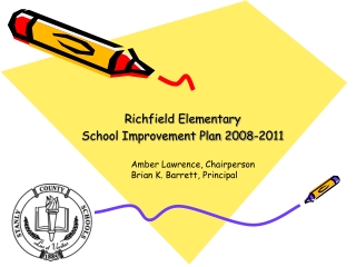 Richfield Elementary School Improvement Plan 2008-2011