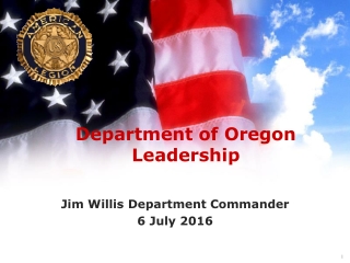 Department of Oregon Leadership