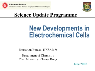 New Developments in Electrochemical Cells