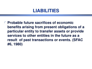 LIABILITIES