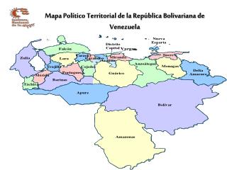 Mapa Político Territorial de la República Bolivariana de Venezuela