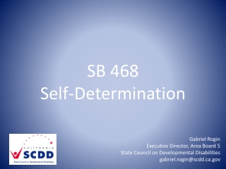 SB 468  Self-Determination