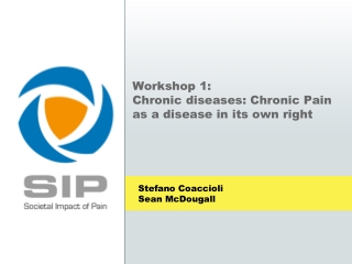 Workshop 1:  Chronic diseases: Chronic Pain as a disease in its own right