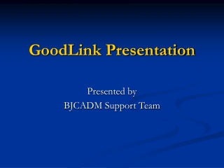 GoodLink Presentation