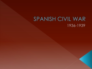 SPANISH CIVIL WAR