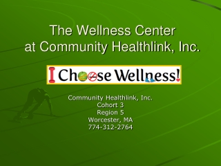 The Wellness Center  at Community Healthlink, Inc.