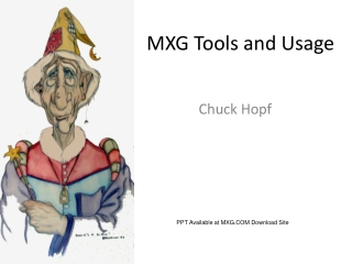 MXG Tools and Usage