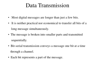 Data Transmission