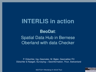 INTERLIS in action