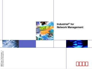 Industrial IT  for  Network Management