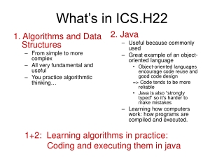What’s in ICS.H22