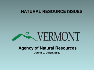 NATURAL RESOURCE ISSUES