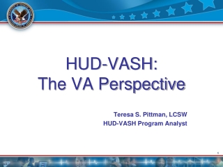 HUD-VASH:  The VA Perspective