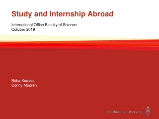 Study and Internship Abroad