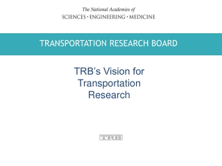 TRANSPORTATION RESEARCH  bOARD