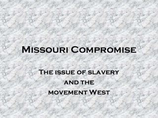 Missouri Compromise