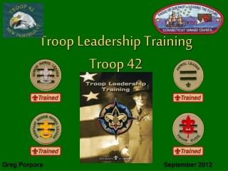 Troop Leadership Training Troop 42