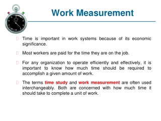 Work Measurement