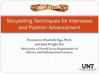 Storytelling Techniques for Interviews and Position Advancement