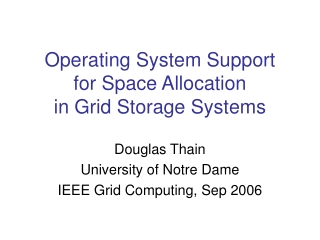 Operating System Support for Space Allocation in Grid Storage Systems