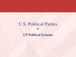 U.S. Political Parties