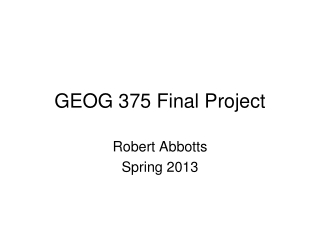 GEOG 375 Final Project