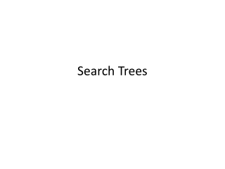 Search Trees