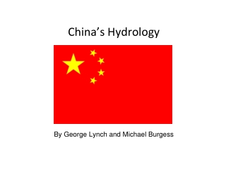 China’s Hydrology