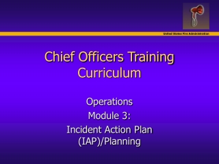 Chief Officers Training Curriculum