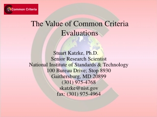 The Value of Common Criteria  Evaluations