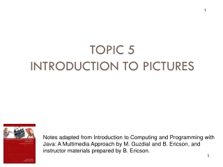 TOPIC 5  INTRODUCTION TO PICTURES