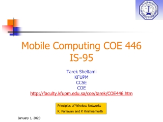 Mobile Computing COE 446 IS-95