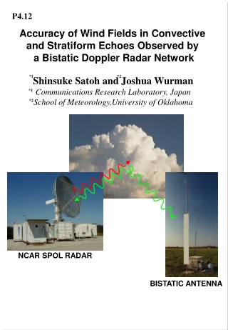 Accuracy of Wind Fields in Convective  and Stratiform Echoes Observed by