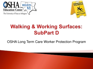 OSHA Long Term Care Worker Protection Program