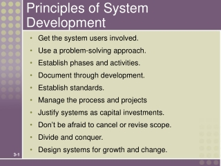 Principles of System Development