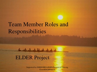 Team Member Roles and Responsibilities