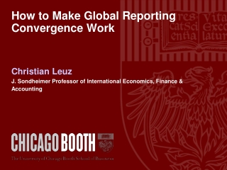 How to Make Global Reporting Convergence Work