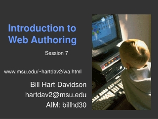 Introduction to  Web Authoring